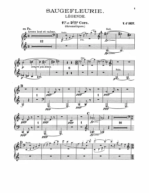 Horn 1/2, 3/4 (F)