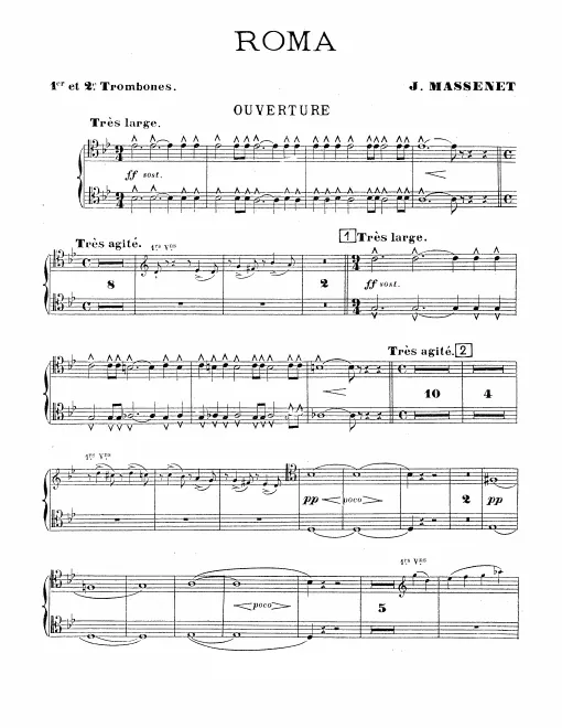 Trombone 1/2, 3, Tuba