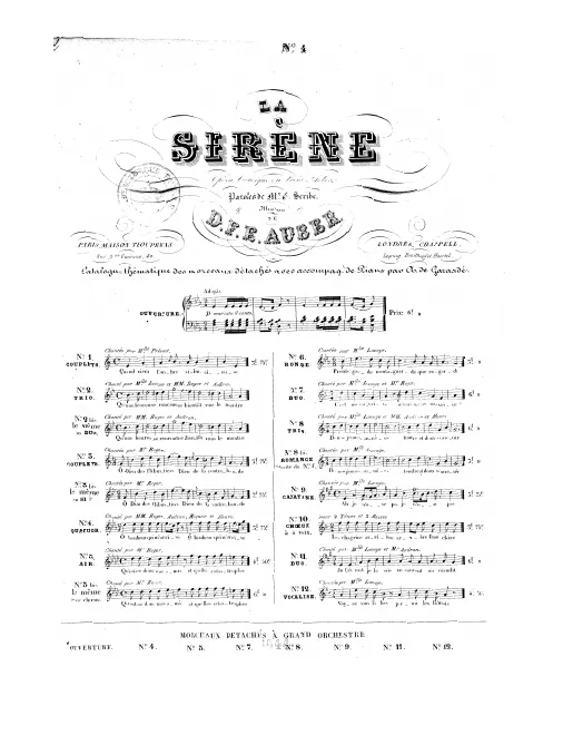 No.4, Quatuor: "Ô bonheur qui m'arrive"