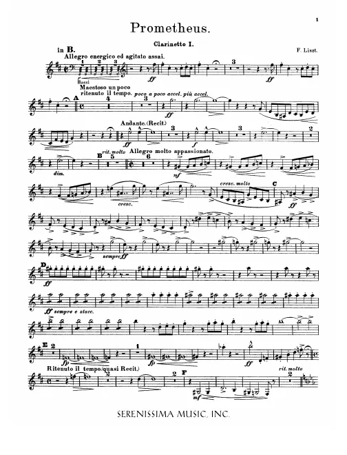 Clarinet 1 (B♭)