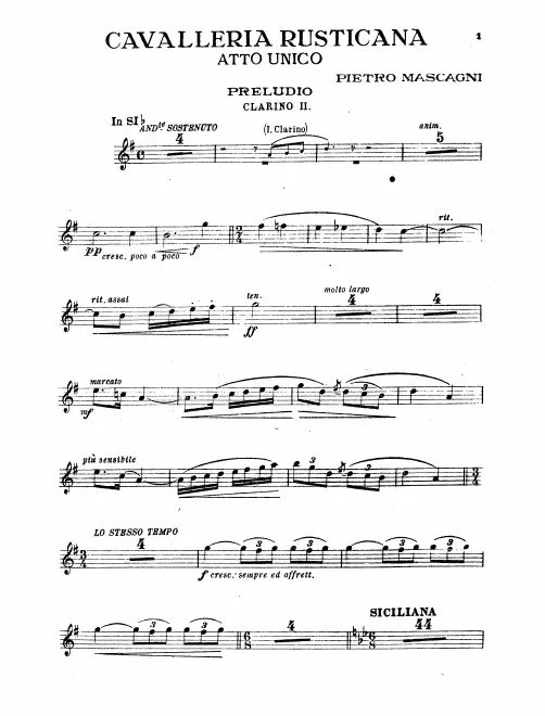 Clarinet 2 (A/B♭)