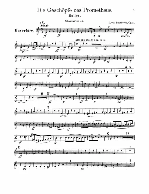 Clarinet 2 (C/B♭/A)