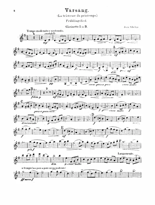 Clarinet 1, 2 (B)