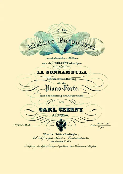 3. Kleines Potpourri No.3 nach beliebten Motiven aus La sonnambula
