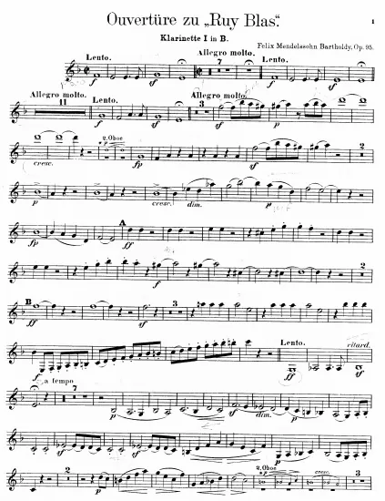 Clarinet 1 (B♭)