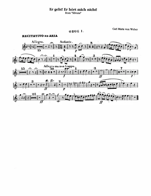 Oboe 1, 2
