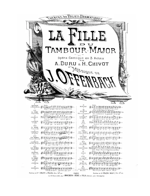 No.1 bis , Chanson du fruit défendu: "Prenez les grappes empourprées" (Act I, No.1b)