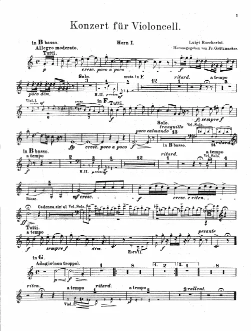 Horn 1 (B♭ basso/G)