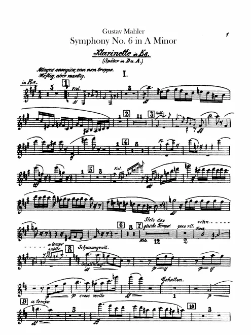 Clarinet 4 (A)/Piccolo Clarinet (D/E♭)