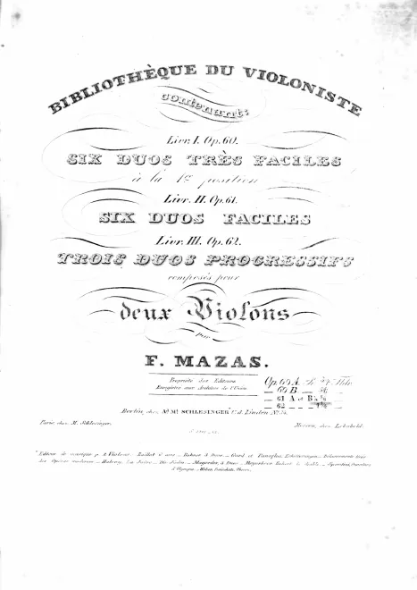 Nos.4-6 (Violin 1, 2)