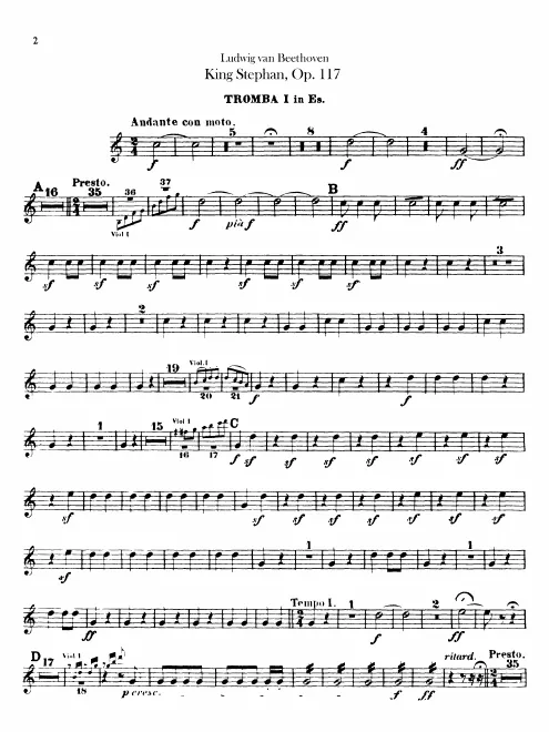 Trumpet 1, 2 (E♭)