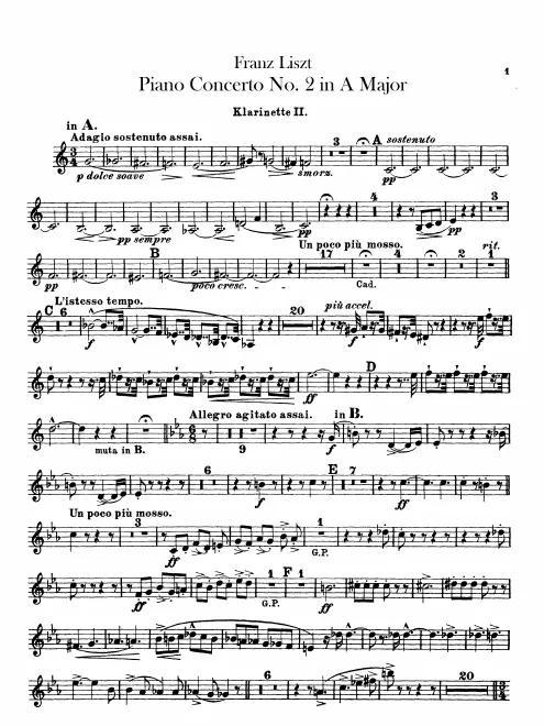 Clarinet 2 (A/B♭)