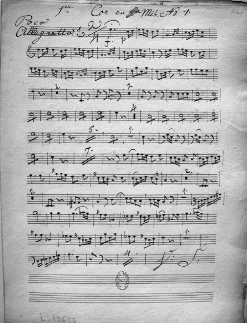 Incomplete Horn Parts Trombone Part