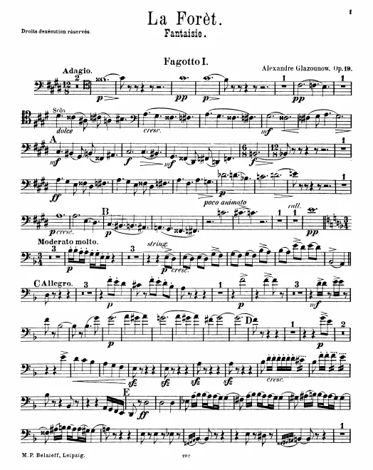 Bassoon 1, 2