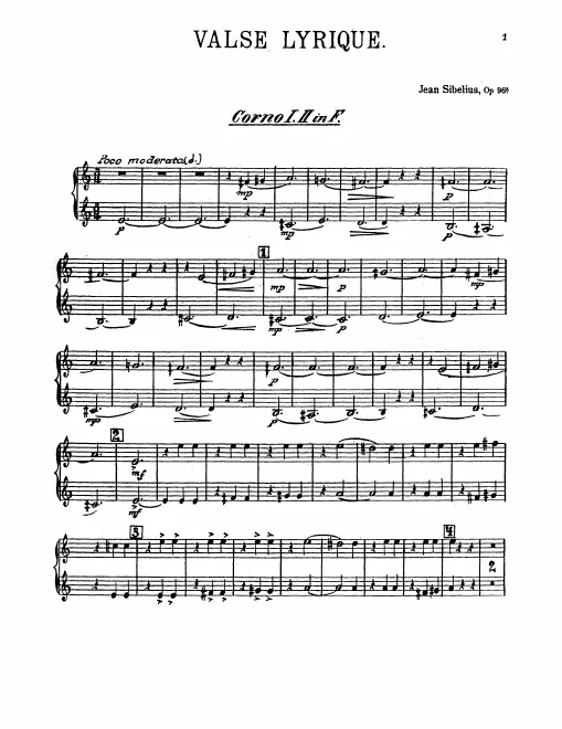 Horn 1/2, 3/4 (F)