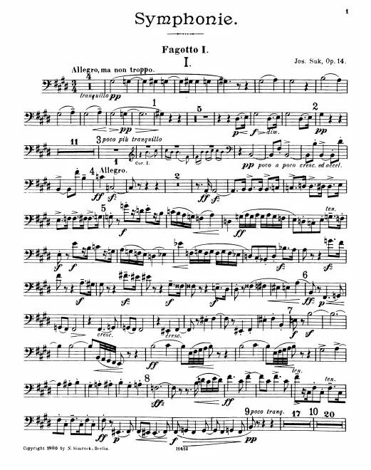 Bassoon 1, 2