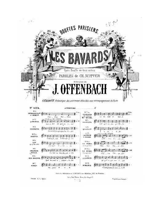 No.5, Chanson: "Partout on chercherait en vain" (Act I, No.5)