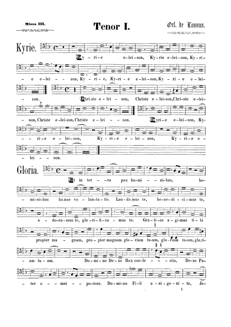 Tenor I (monochrome)