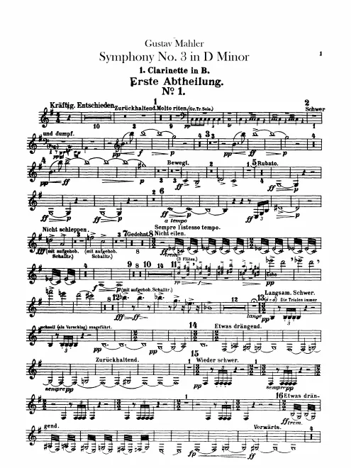 Clarinet 1 (B♭/A)
