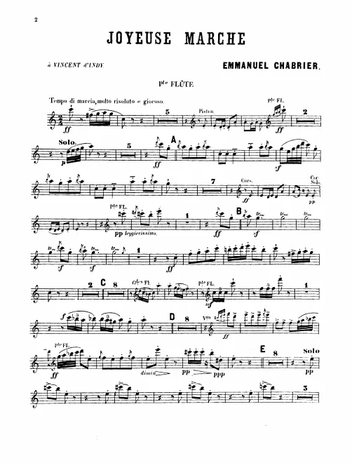 Piccolo, Flute 1/2