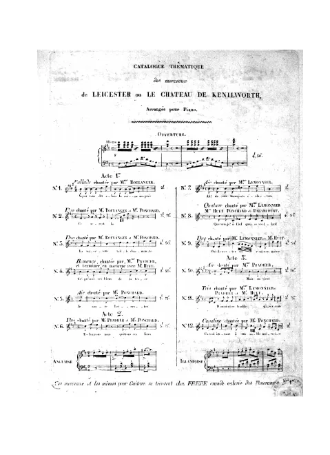 No.3, Duo: "La voyez vous" (Act I, No.3)