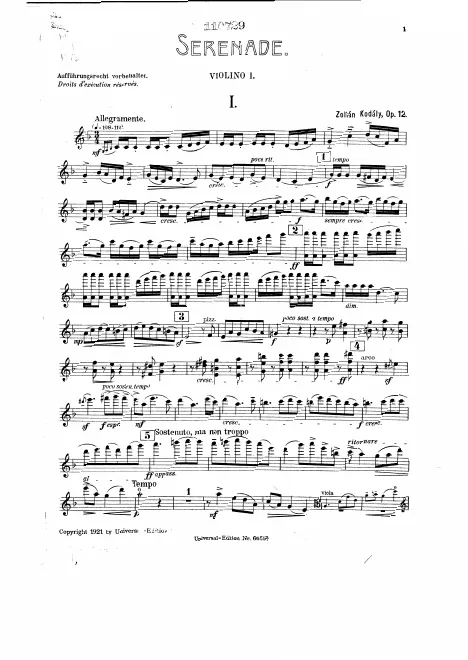 Violin 1 Part