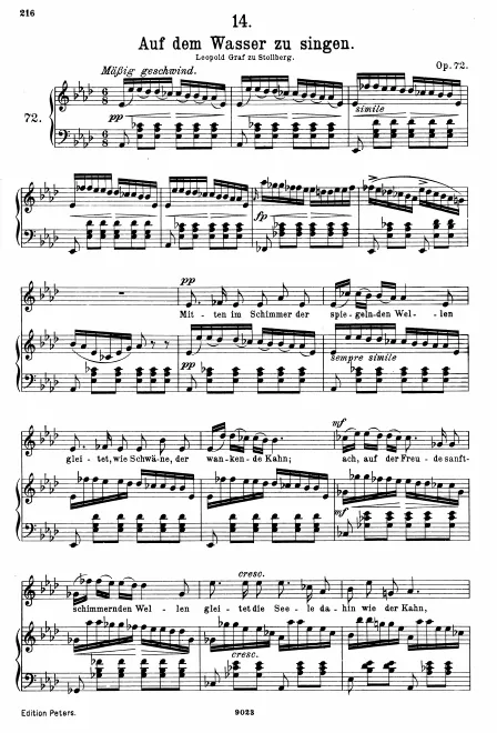 Complete Score (Original/High voice, )