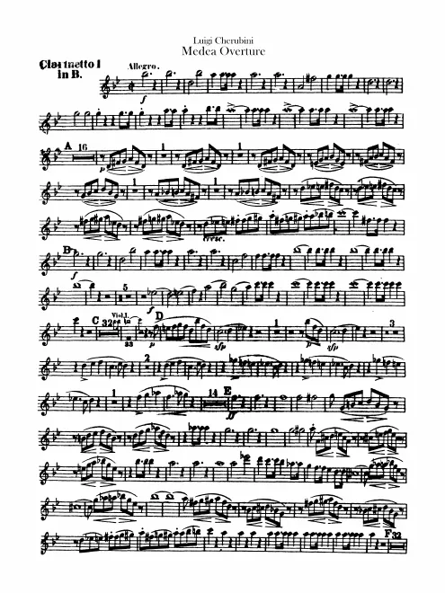 Clarinet 1, 2 (B♭)