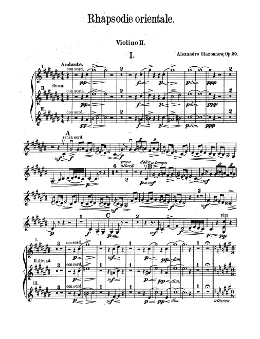 Violins II