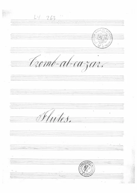 Flute 1/2 (2nd also Piccolo)