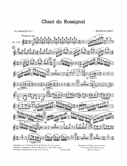 Clarinet 1 (A, B)