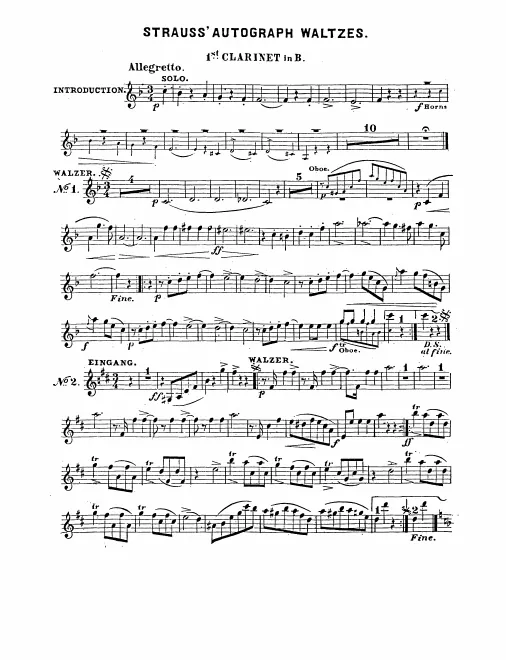 Clarinet 1, 2 (B♭)