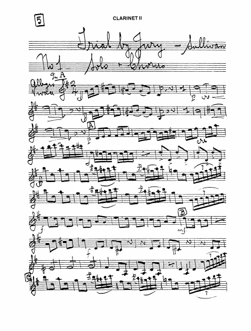 Clarinet 2 (A/B♭)