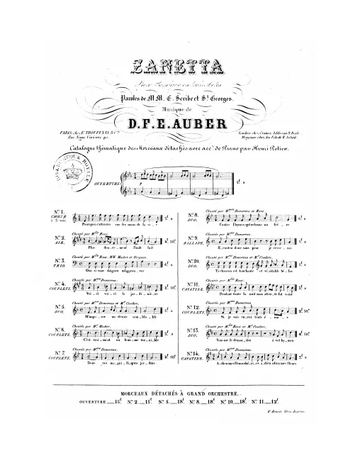 No.13, Duo: "Vous me le demandez" (Act III, No.12a)