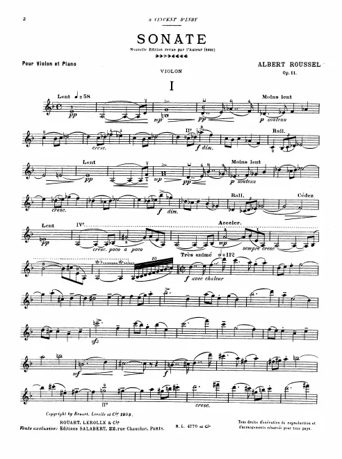 Complete Score and Violin Part
