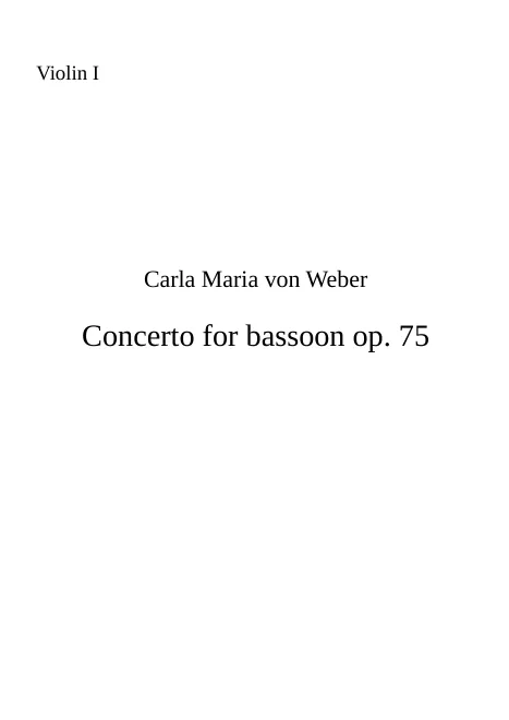 Violins I