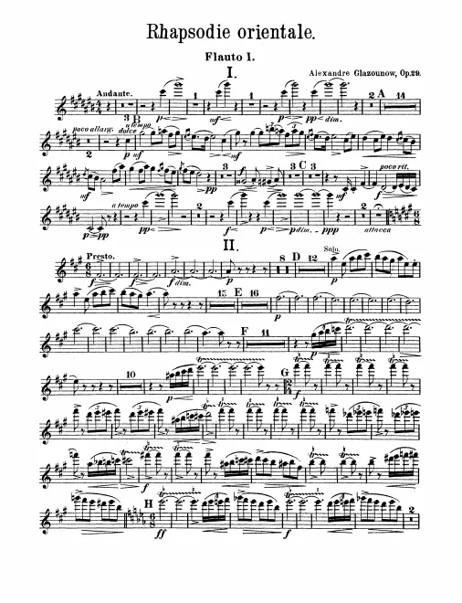Flute 1, 2, 3/Piccolo