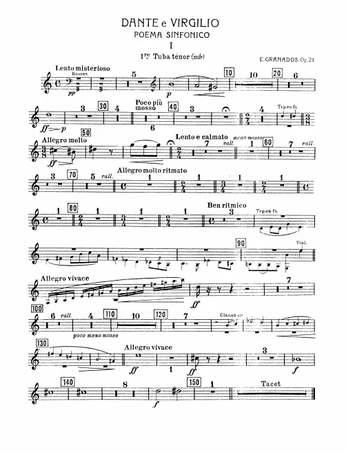 Tenor Tuba 1, 2 (E♭), Bass Tuba 2 (B♭)*