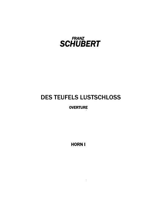 Horn 1, 2 (F)