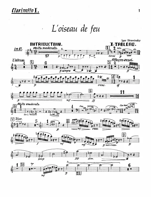 Clarinet 1 (A/B♭)