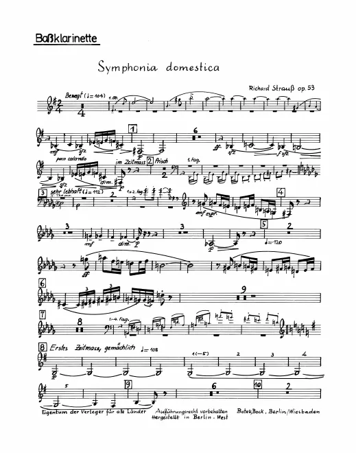 Bass Clarinet (B♭)