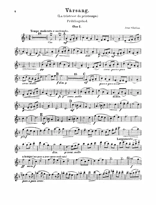 Oboe 1, 2