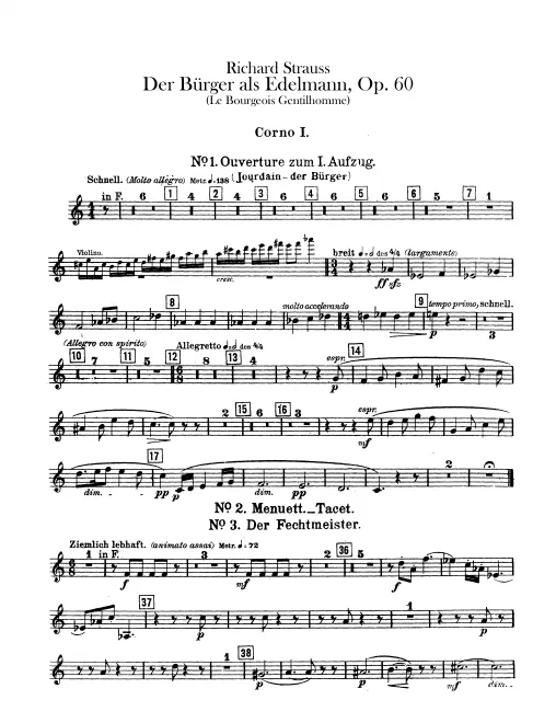 Horn 1 (F/D/E♭), 2 (F/C/D/E♭)