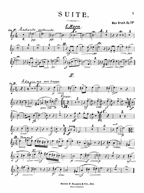 Horn 1, 2, 3, 4 (F/D)