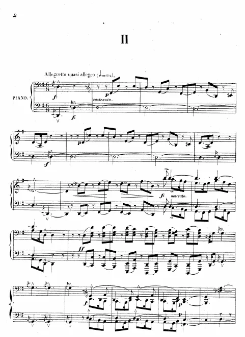2. Allegretto quasi allegro
