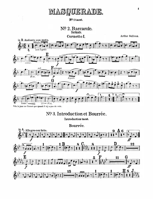 Cornet 1, 2 (B♭/A)