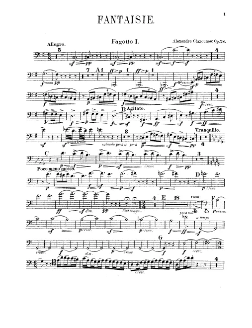 Bassoon 1, 2, 3