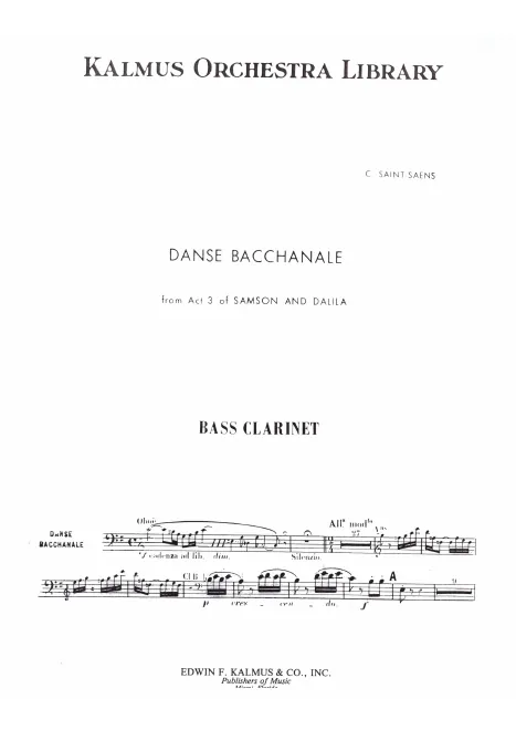 Bass Clarinet (B♭)