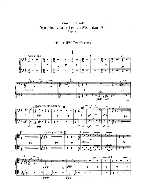 Trombone 1/2, 3, Tuba