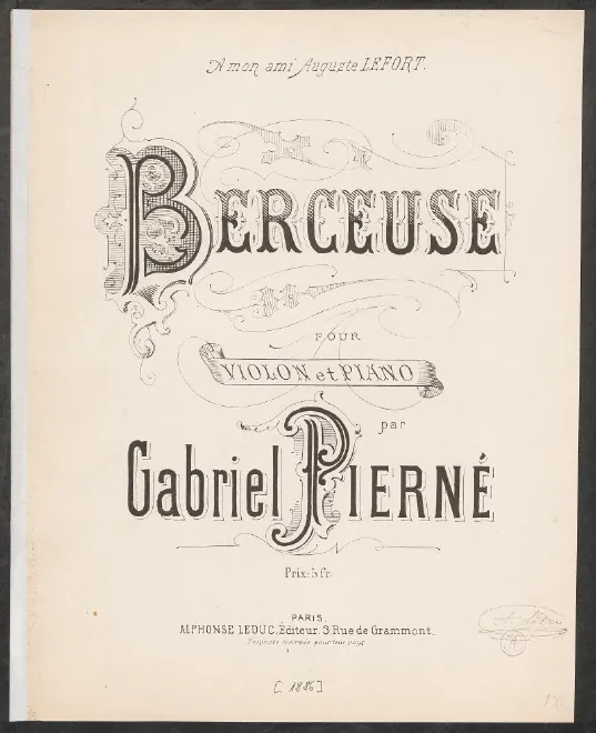 Piano Score and Violin Part